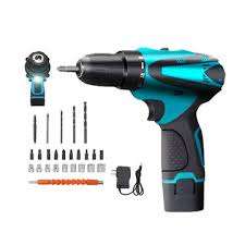 25 in 1 Cordless Rechargeable Drill Set with lithium ion battery - 12V