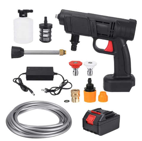 Hand Held High-Pressure Electric Cordless Pressure sprayer kit complete