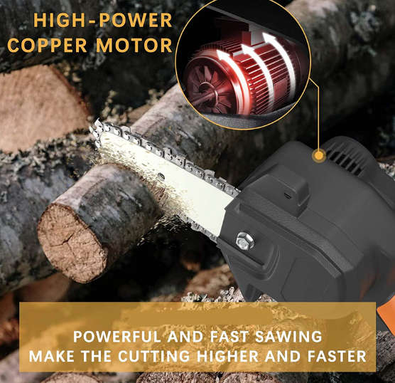 12V Cordless Handheld Chainsaw kit