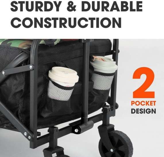 Outdoor Large Capacity Folding Wagon Truck Trolley