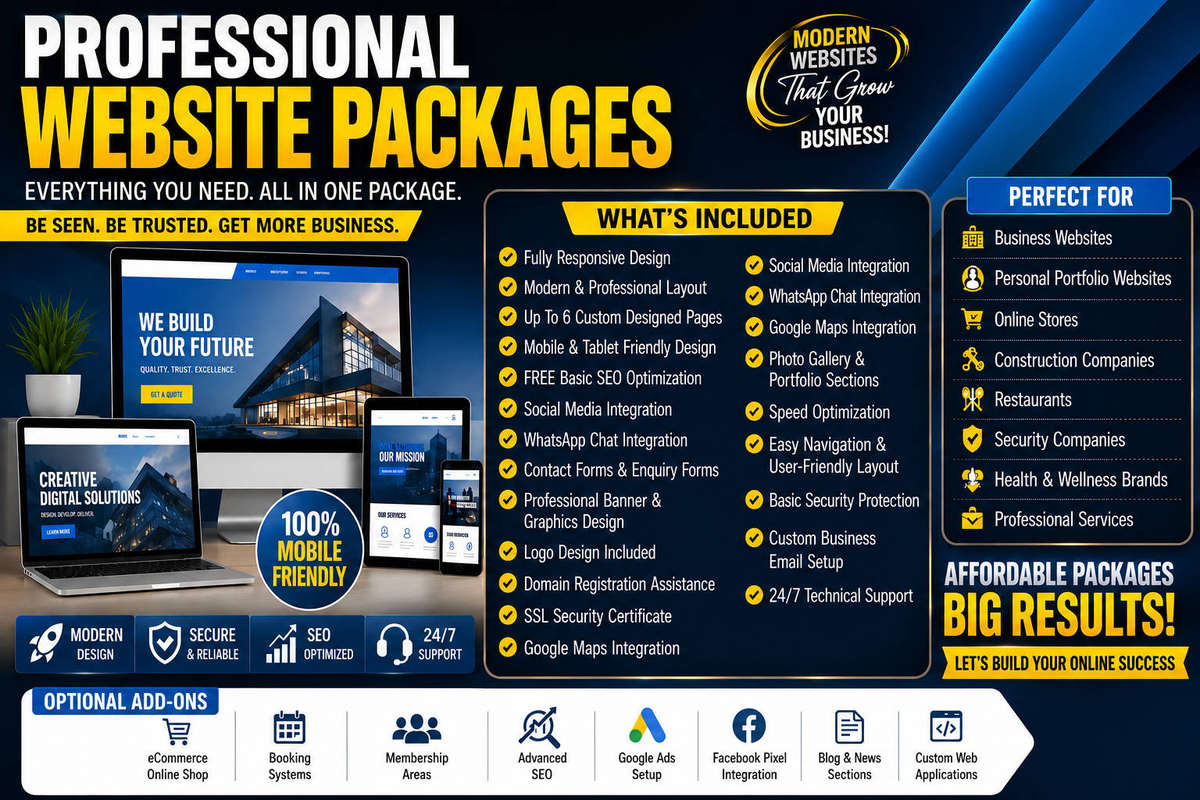 Your Dream Website Starts Here - Designed to Impress