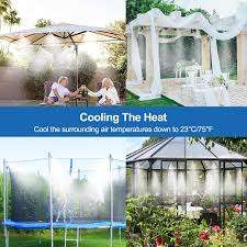 Professional 10meter Patio/Garden Multi Purpose Mist Cooling Kit Complete with Piping and Nozzles
