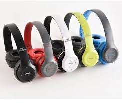 Bluetooth Portable Wireless Headphones with Built in Mic and Memory Card slot