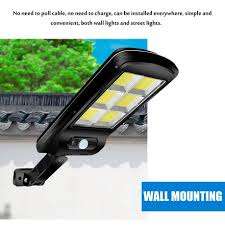 Favourable impression Outdoor 120 LEDs Solar Motion Sensor Induction Wall Light