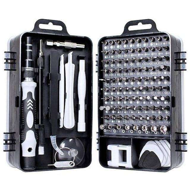 115-in-1 Ultimate Magnetic Precision Screwdriver Bits & Tool Kit Set