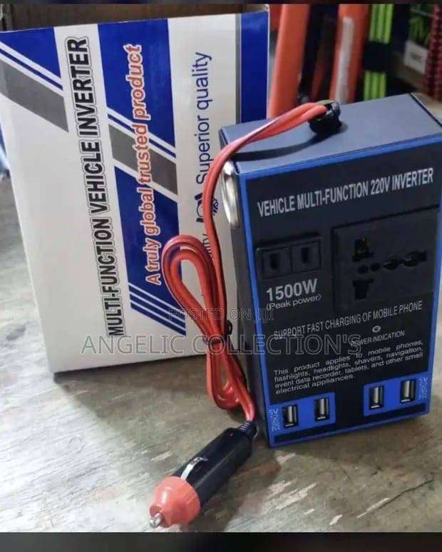 Multi-Function Intelligent Vehicle Inverter, 12v/24v to 220v Converter