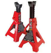 2 Piece - 3 Ton Mechanical Jack Stand Trestle Set