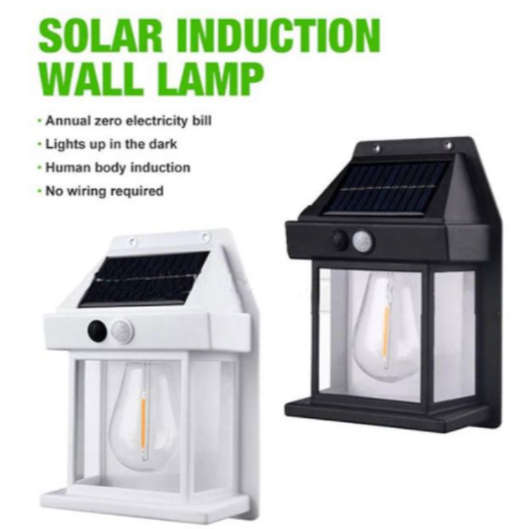 Solar Wall Lantern - Outdoor Wireless Dusk To Dawn Motion Sensor Led Lights - NO ELECTRICITY NEEDED!
