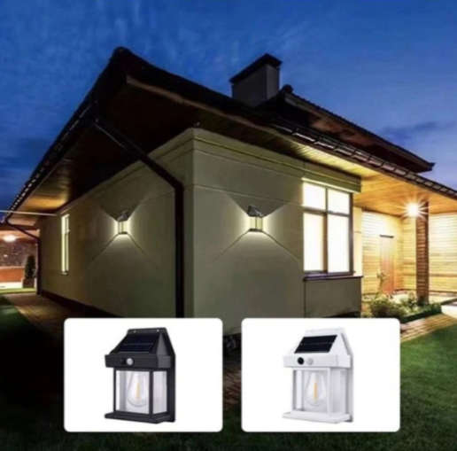 Solar Wall Lantern - Outdoor Wireless Dusk To Dawn Motion Sensor Led Lights - NO ELECTRICITY NEEDED!