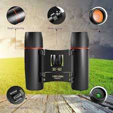 30x60 Compact Pocket Size Binoculars with Night Vision and Powerful Folding Telescope