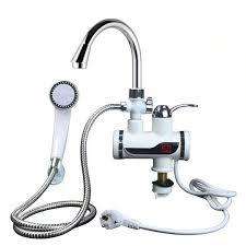 Instant heating water faucet with handshower