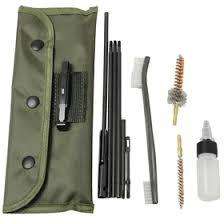 10pc Compact Rifle / Gun Complete Portable Cleaning Kit