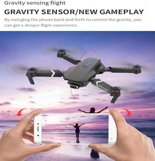E88 - Dual Camera Drone With One Key Take off And Landing