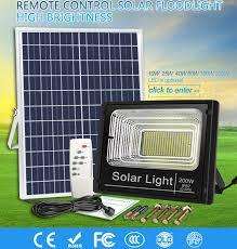 200W LED Solar Flood Light with Remote Control