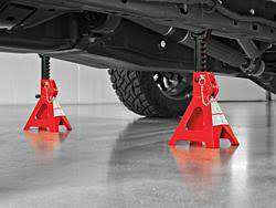 2 Piece - 3 Ton Mechanical Jack Stand Trestle Set
