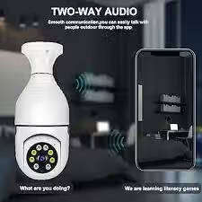 WiFi Panorama Bulb Camera Light Bulb 360 degree real-time remote viewing