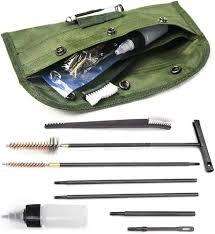 10pc Compact Rifle / Gun Complete Portable Cleaning Kit