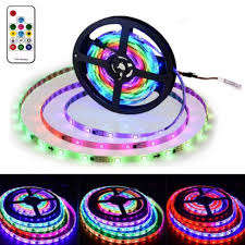 5m 16 Colour changing Waterproof RGB LED Strip Light with Remote