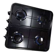 Portable 4 Plate Gas Stove with seperate plate heat settings