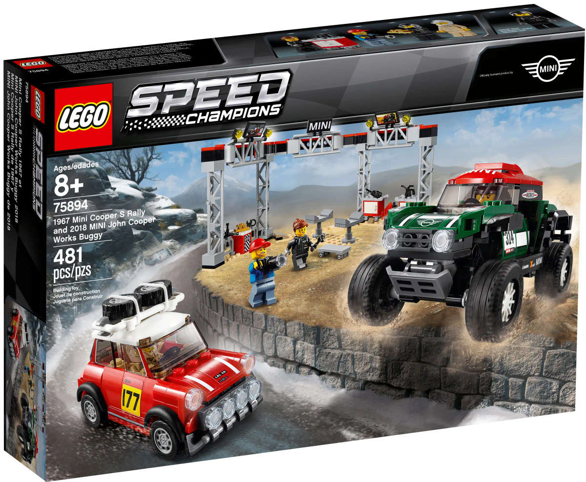 LEGO Speed Champions - 1967 Mini Cooper S Rally and 2018 MINI John Cooper Works Buggy (75894)