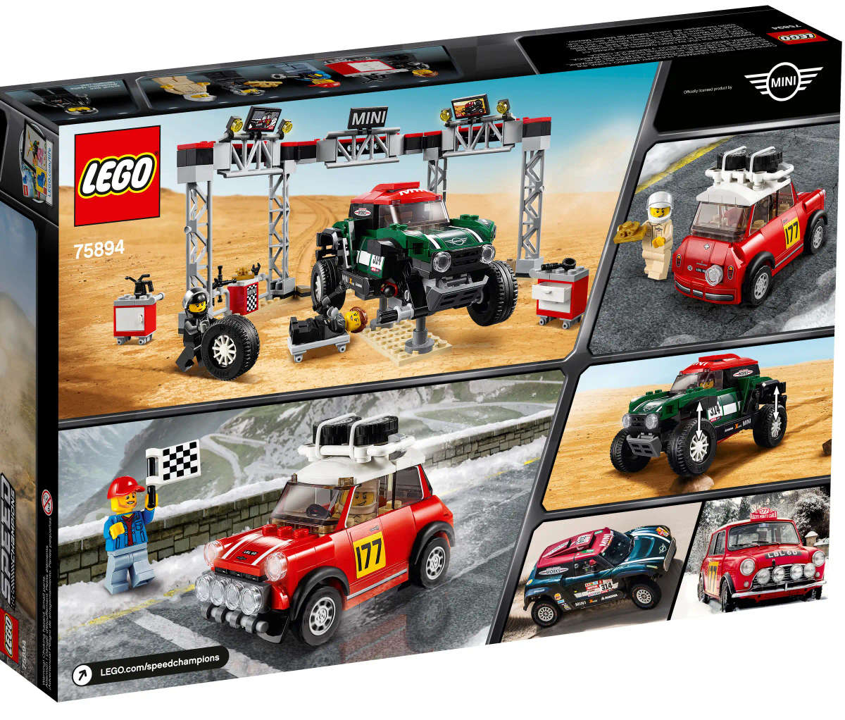 LEGO Speed Champions - 1967 Mini Cooper S Rally and 2018 MINI John Cooper Works Buggy (75894)