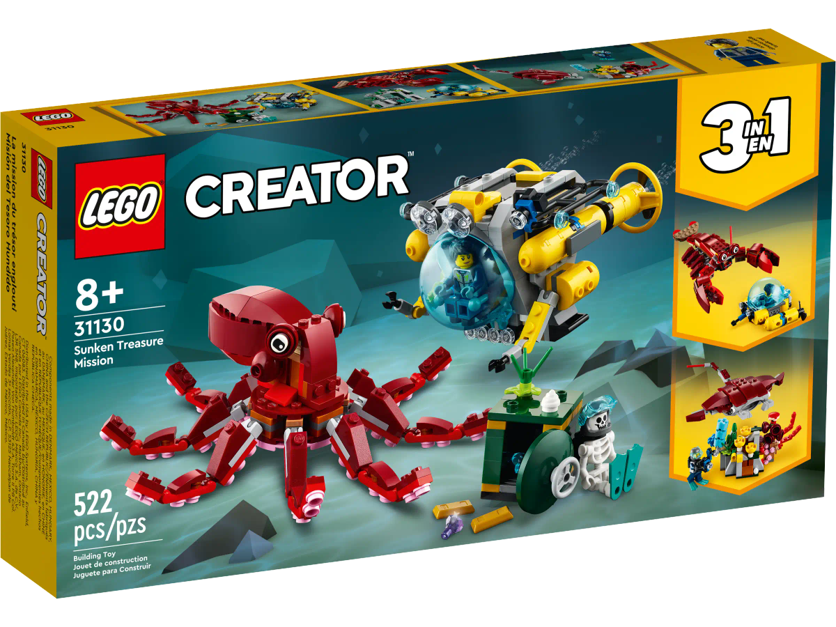 LEGO® Creator 3 in 1 - Sunken Treasure Mission (31130)