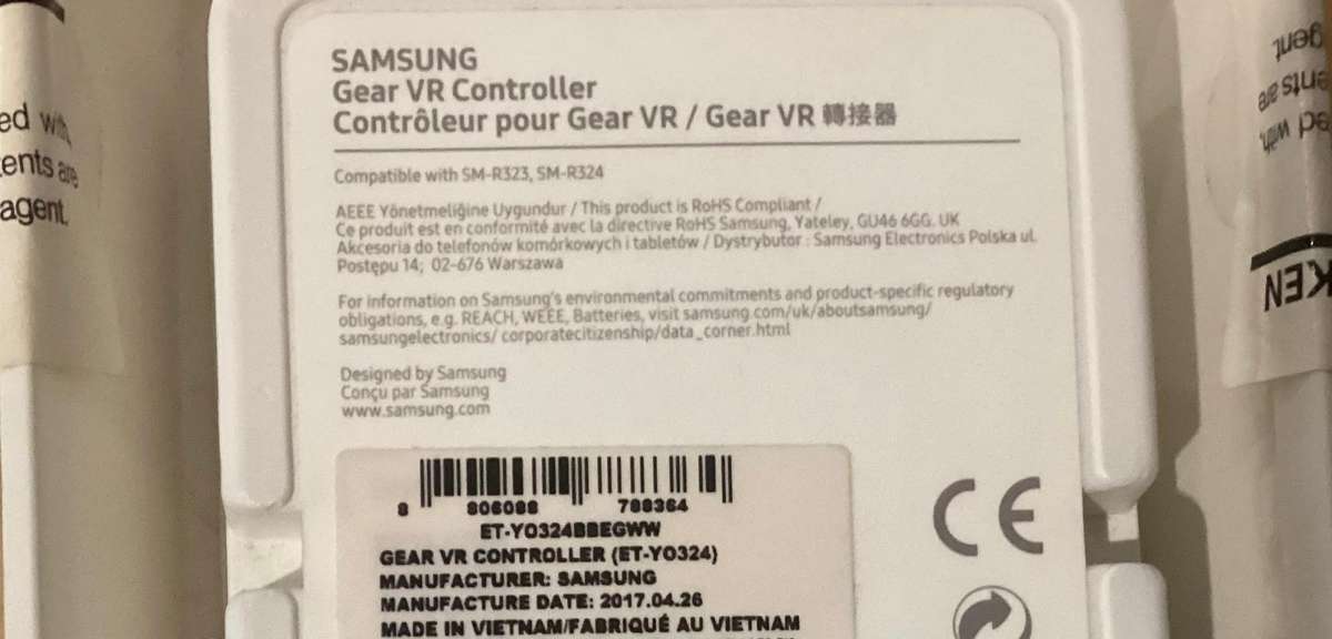 Samsung GEAR ET-YO324 VR Controller