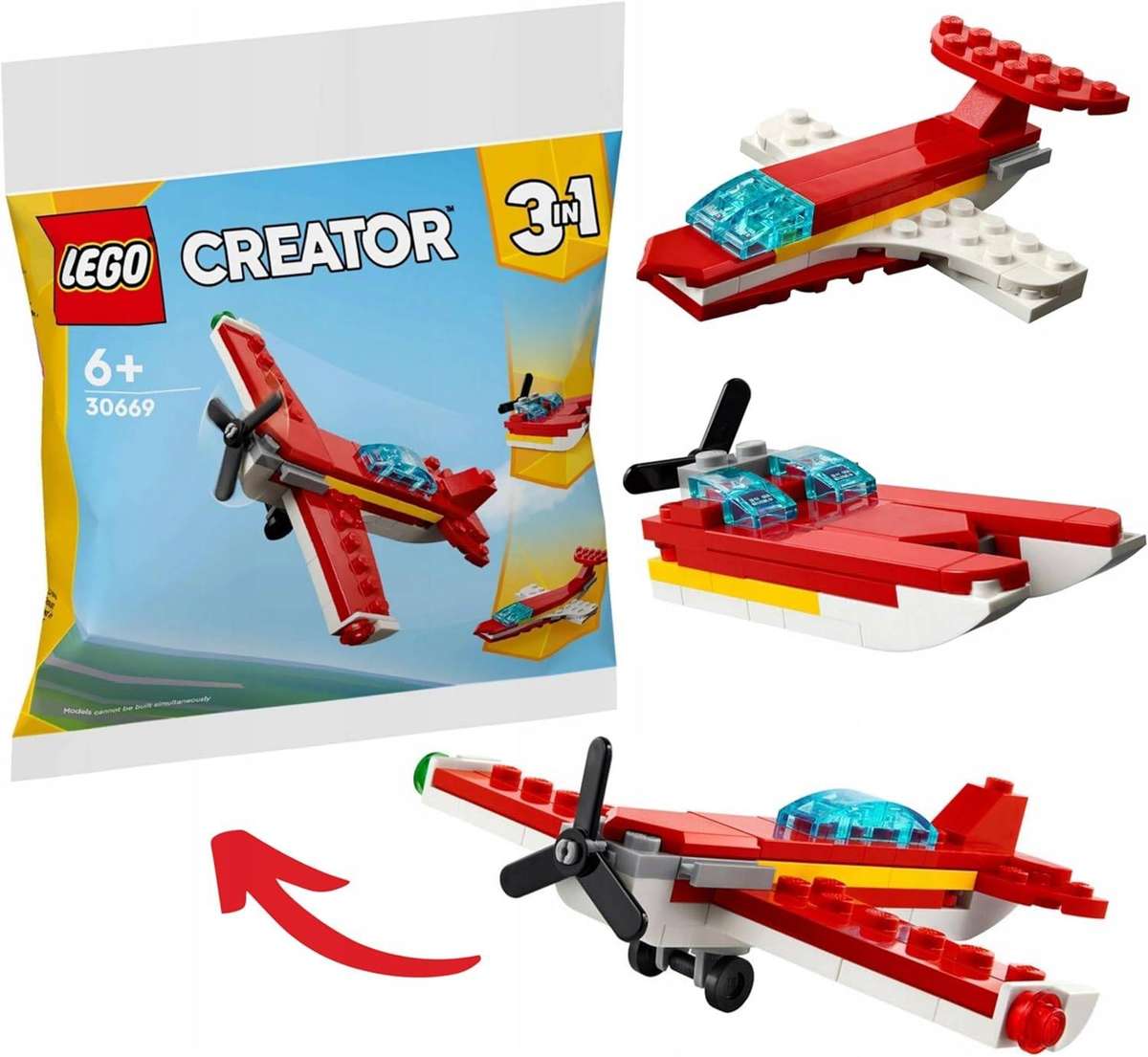 LEGO® Creator 3in1 - Iconic Red Plane (30669)