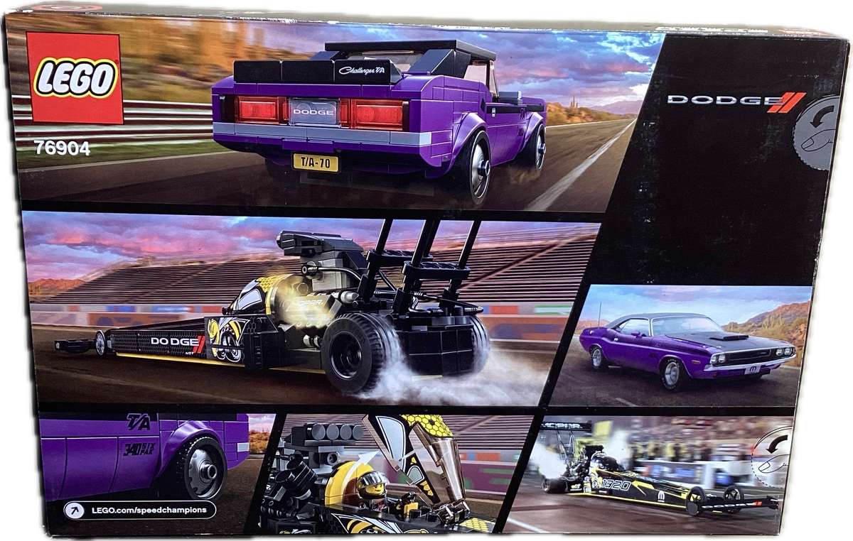 LEGO® Speed Champions - Mopar Dodge//SRT Top Fuel Dragster and 1970 Dodge Challenger T/A (76904)