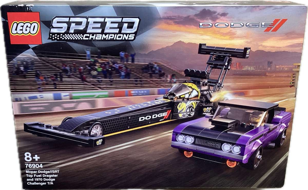 LEGO® Speed Champions - Mopar Dodge//SRT Top Fuel Dragster and 1970 Dodge Challenger T/A (76904)