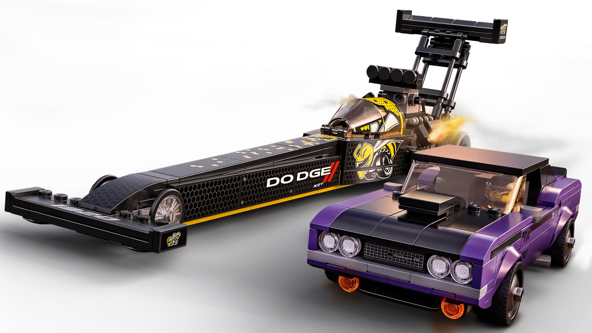 LEGO® Speed Champions - Mopar Dodge//SRT Top Fuel Dragster and 1970 Dodge Challenger T/A (76904)