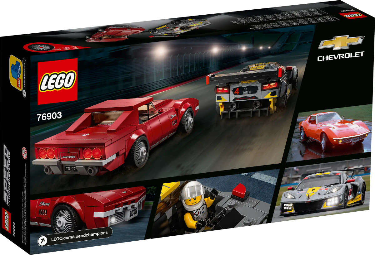 LEGO® Speed Champions - Chevrolet Corvette C8.R Race Car and 1969 Chevrolet Corvette (76903)