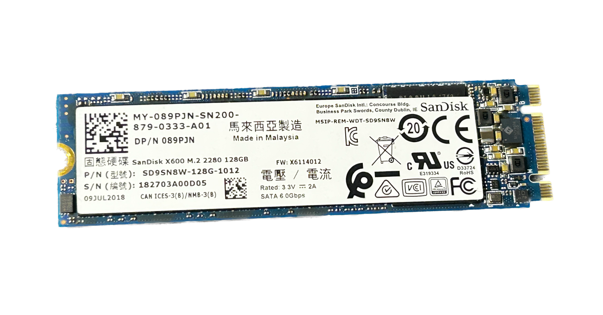 Sandisk 128GB M.2 2280 SATA SSD