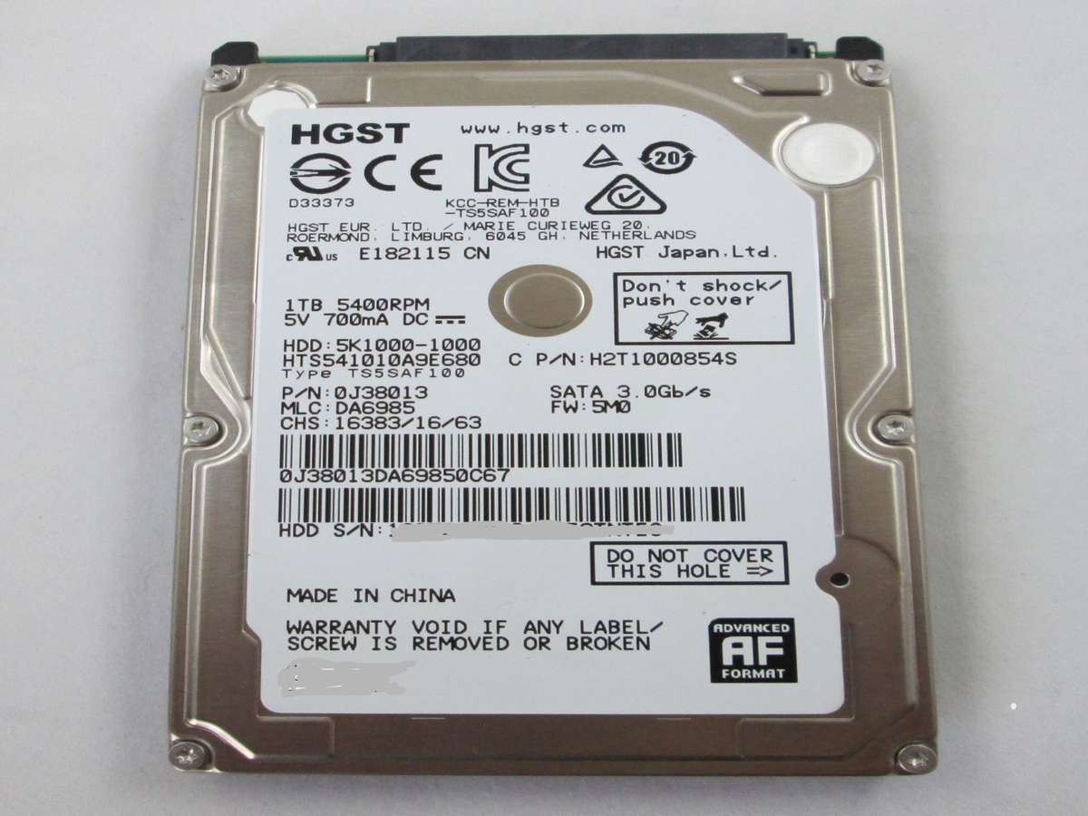 Hitachi 1TB Laptop HDD