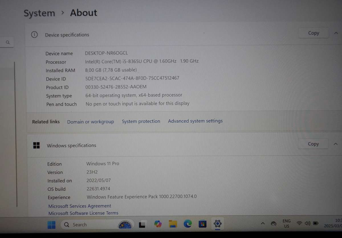 Dell Latitude 5400 Core i5 8th Gen 1TB M.2 NVME SSD 8GB RAM Windows 11 Pro