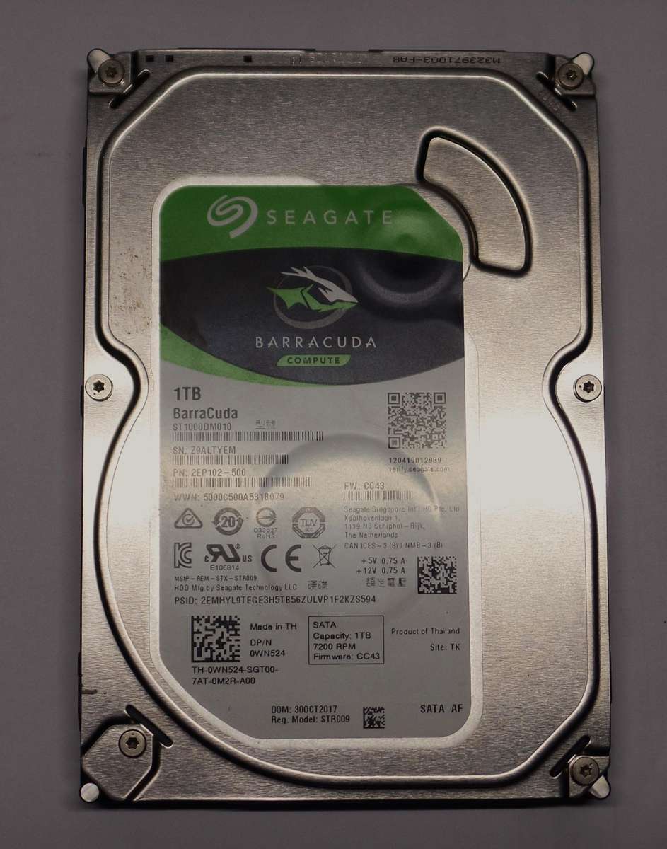 Seagate Barracuda Compute 1TB Desktop HDD