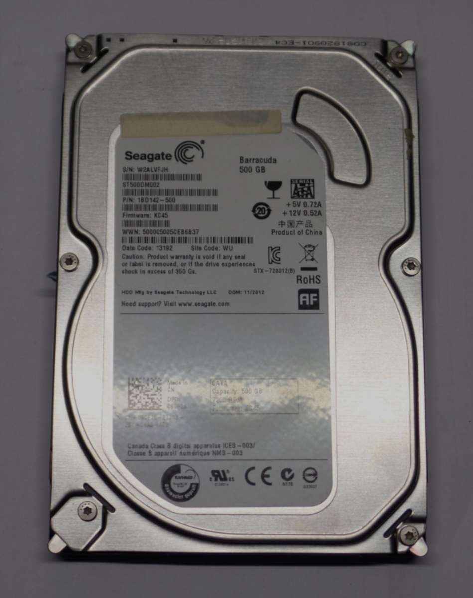 Seagate Barracuda 500GB Desktop HDD