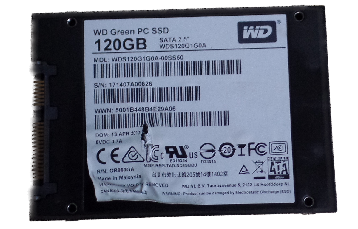 WD GREEN 120GB 2.5` SSD