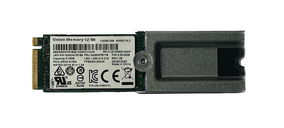 Union AM620 512GB m.2 2242 PCIe 3.0 NVMe SSD