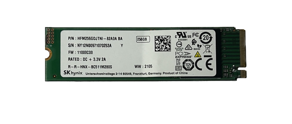 SK Hynix BC511 256GB m.2 2280 PCIe NAND SSD *14 DAYS POWER ON TIME*