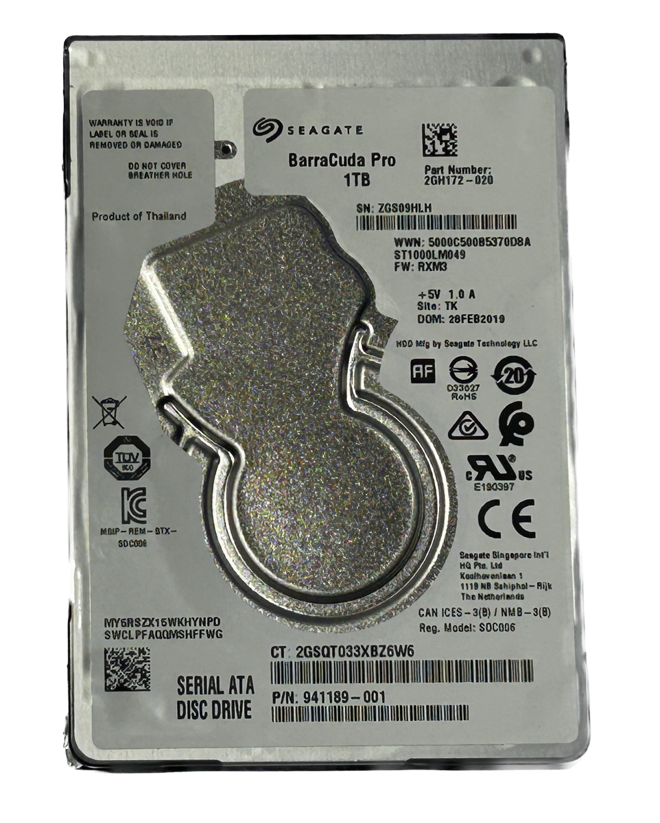 Seagate 1TB Laptop HDD