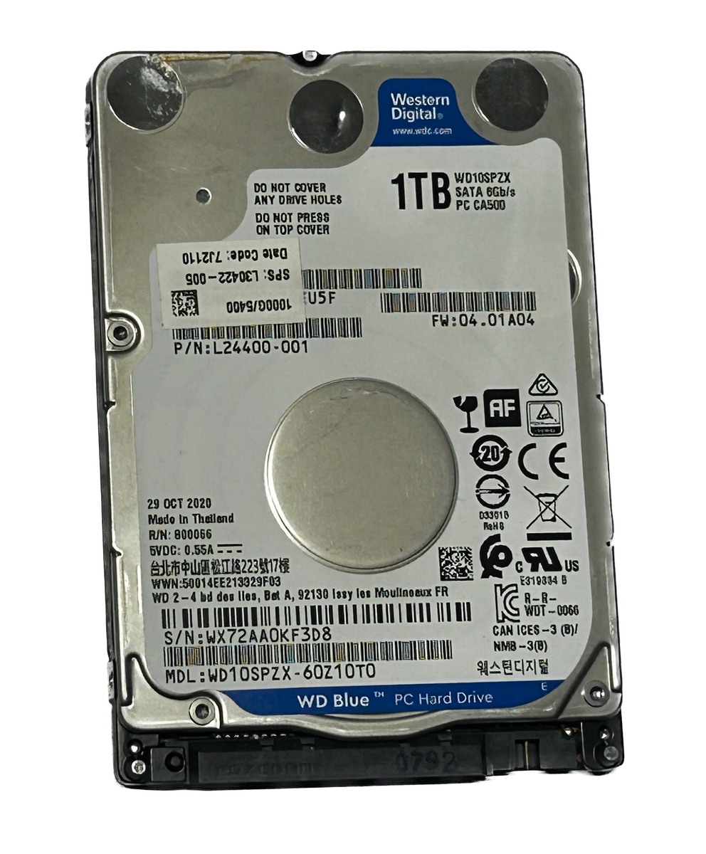 WD Blue 1TB Laptop HDD