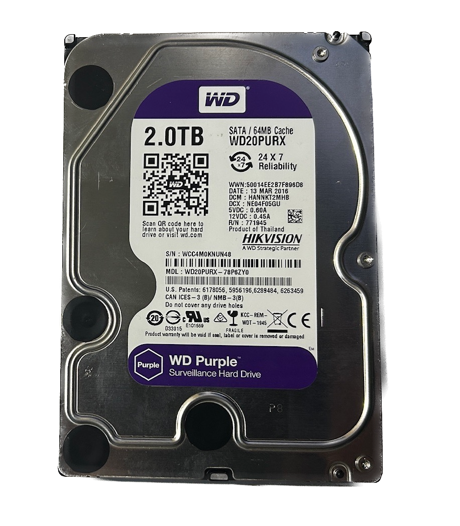 WD Purple 2TB Desktop HDD