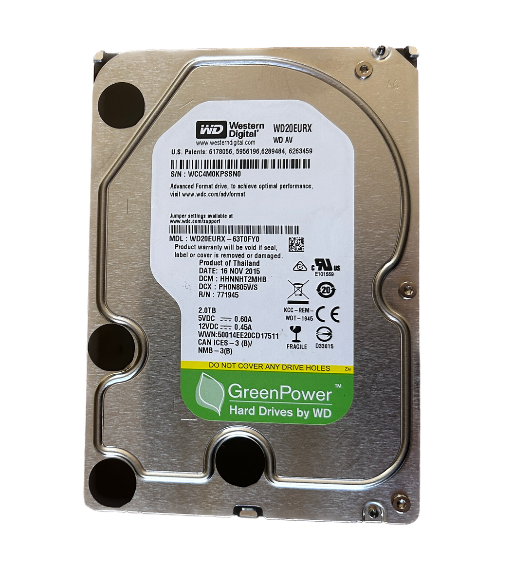 WD Green Power 2TB Desktop HDD