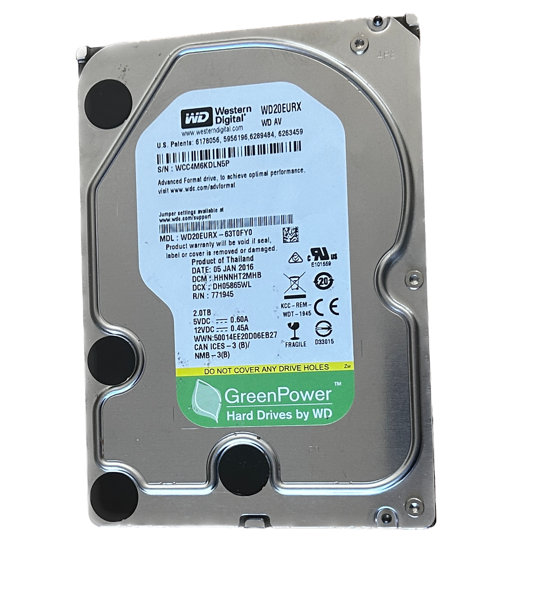WD Green Power 2TB Desktop HDD