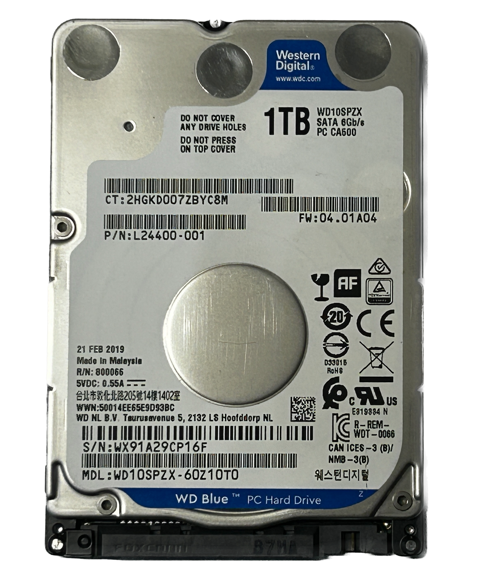 WD Blue 1TB Laptop HDD