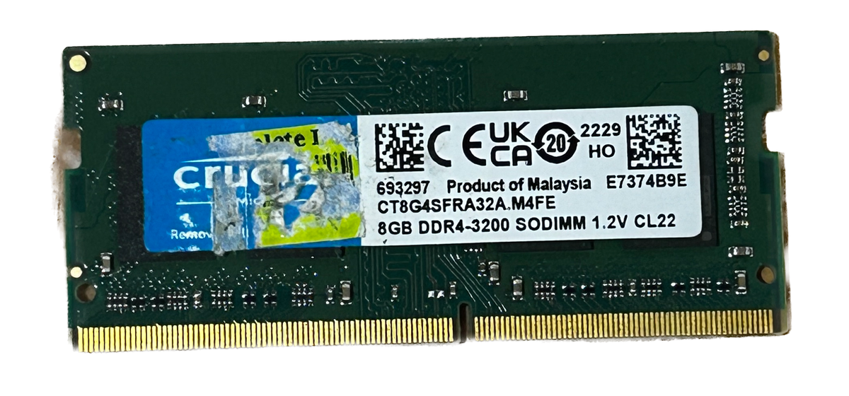 Crucial 8GB DDR4 3200 Laptop Memory