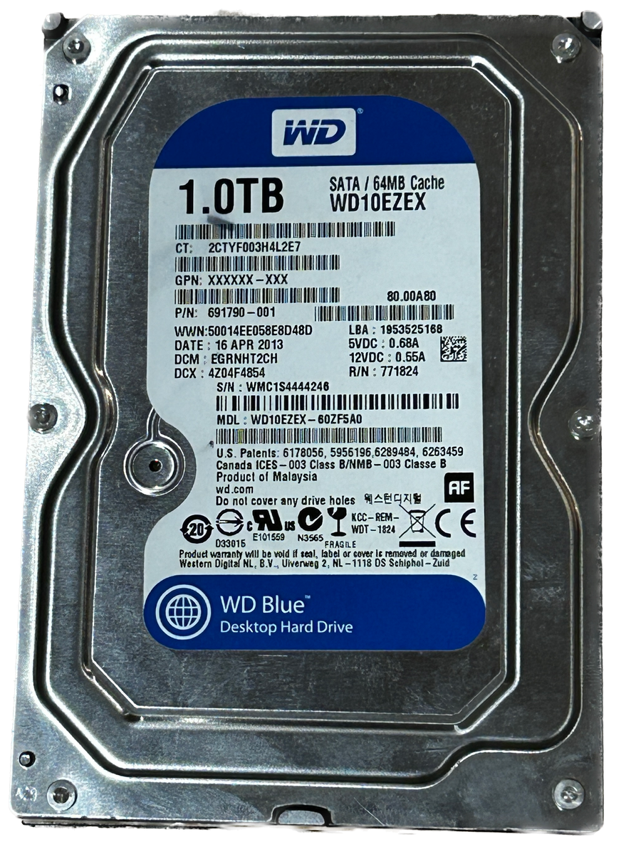 WD Blue 1TB Desktop HDD