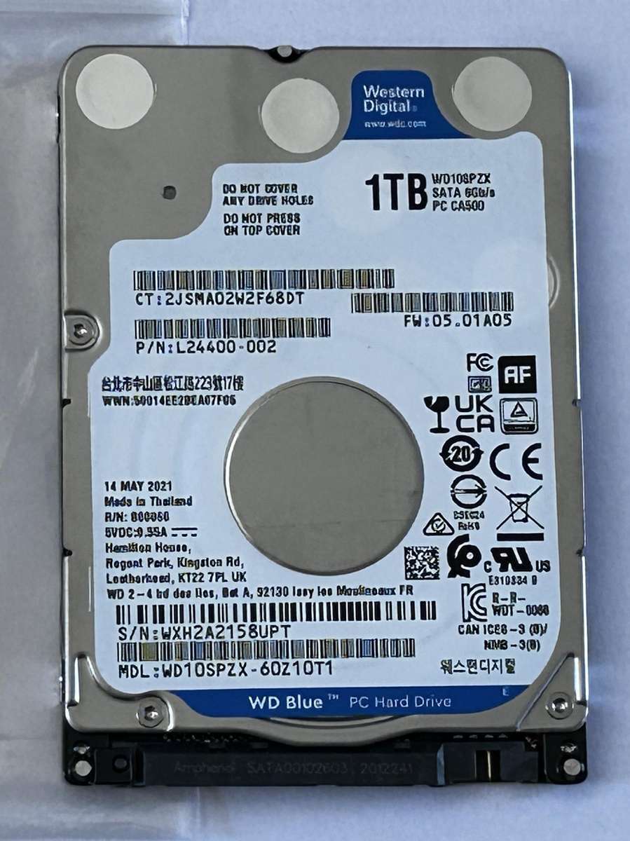 WD Blue 1TB 2.5` HDD