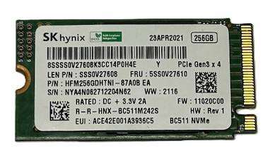 SK Hynix BC511 256GB m.2 2242 PCIe NVMe SSD *18 DAYS ON TIME*